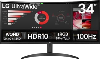 LG UltraWide 34WR50QK-B 34"